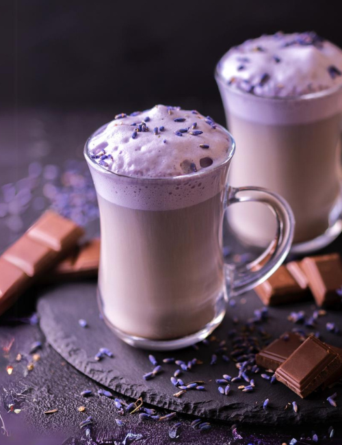 Blueberry Hot Chocolate