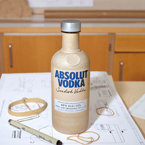 Absolut Vodka lanseras i pappersflaska