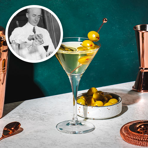 Historien bakom drinken dry martini både rör och skakar om