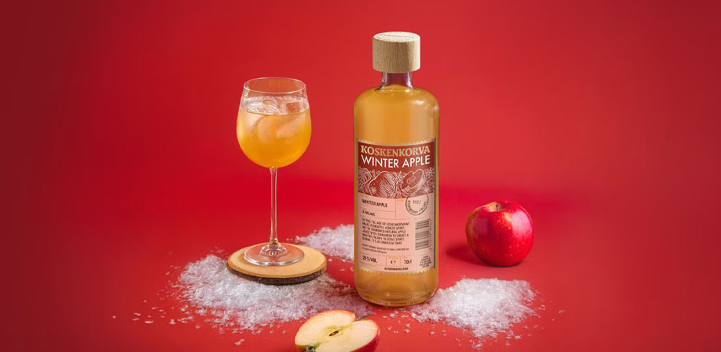 Koskenkorva Winter Apple – en likör med smak av äpple och vinterns kryddor