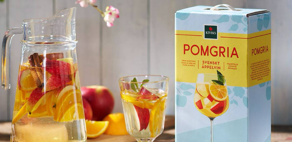 Pomgria från Kiviks Musteri – nytt, svenskt äppelvin i sangria-stil