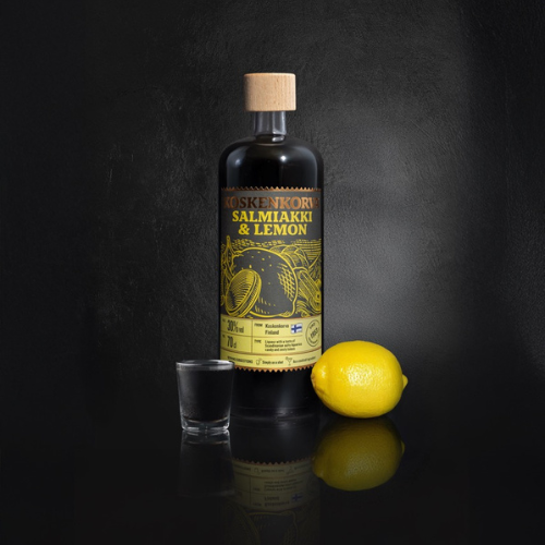 Koskenkorva Salmiakki Lemon - en ljuvlig kombination av salt, sött och syrligt