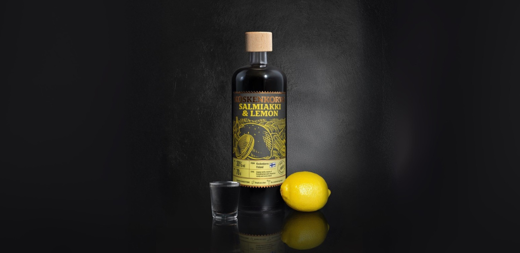 Koskenkorva Salmiakki Lemon - en ljuvlig kombination av salt, sött och syrligt